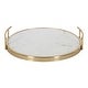 Marble Round Serving Tray