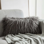 Luxury Series Super Plush Faux Fur Winter Warm Mongolian Throw Cushion