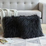 Soft Plush Fur Cushion Cover for Livingroom/Bedroom 18X18