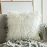 Soft Plush Fur Cushion Cover for Livingroom/Bedroom 18X18